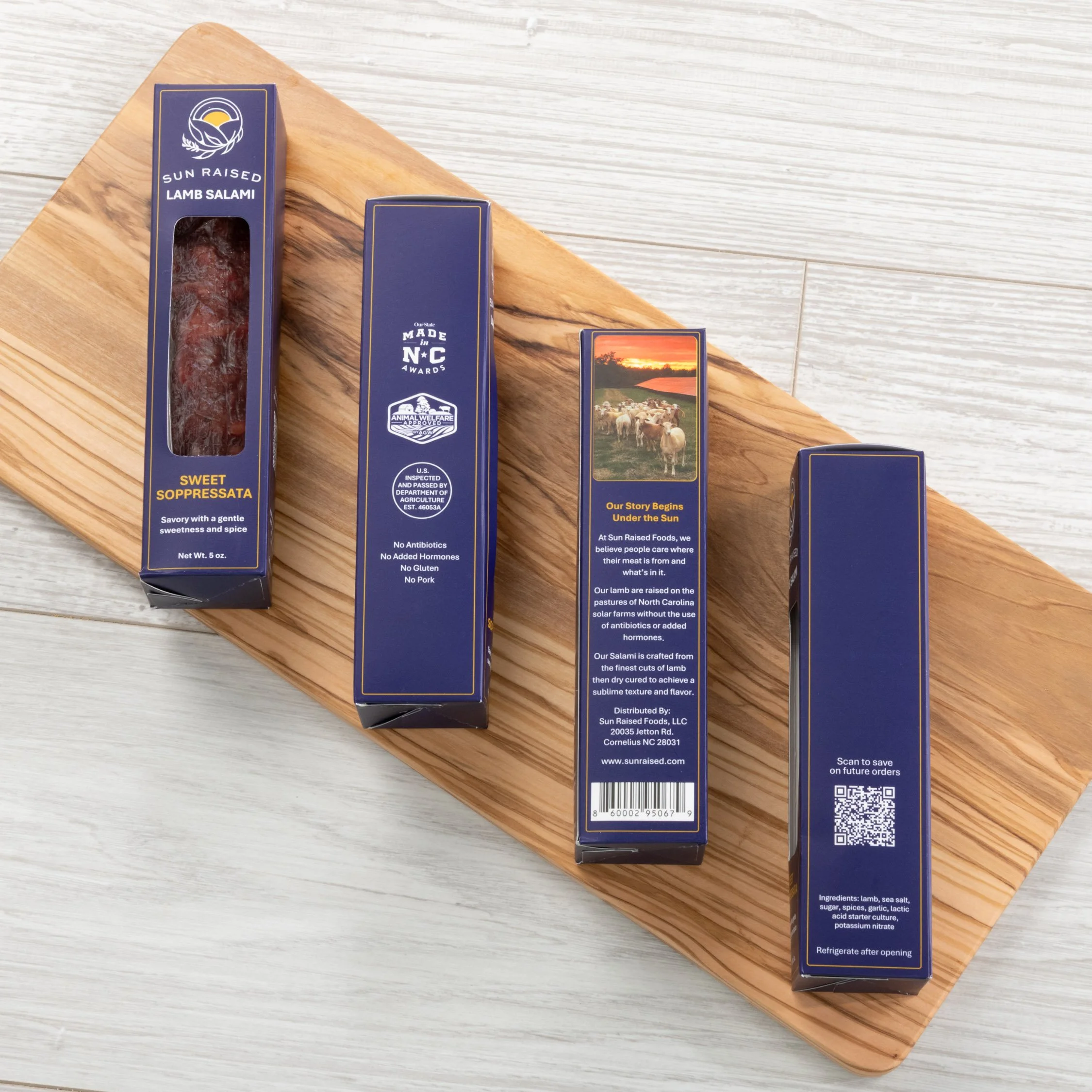Sweet Soppressata Lamb Salami — Sun Raised Foods